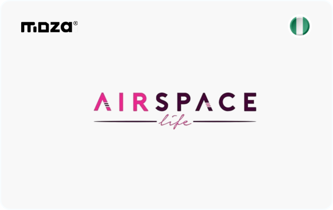 Air Space Gift Card on Moza
