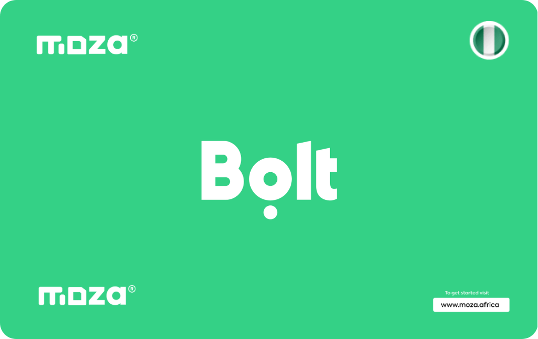 Bolt Gift Card  on Moza