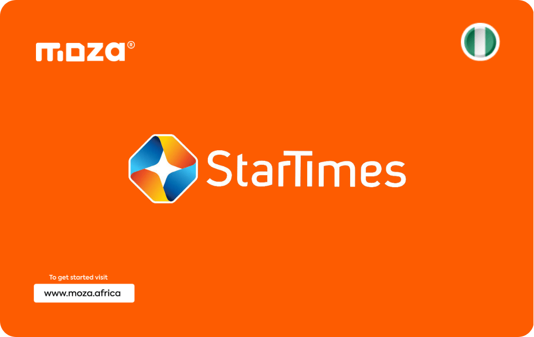 Startime Gift Card  on Moza