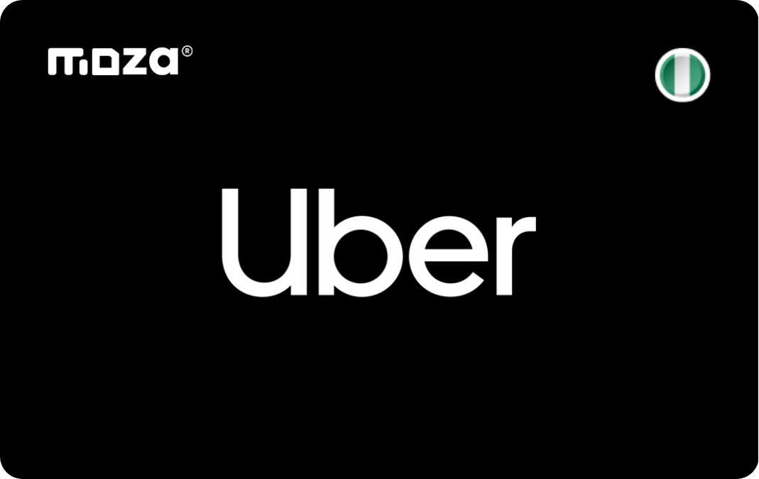 Uber Gift Card  on Moza