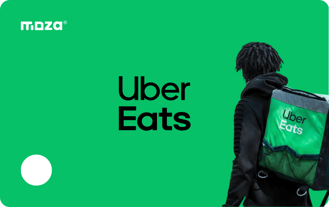 Uber Eats Gift Card - $5 - $50 on Moza